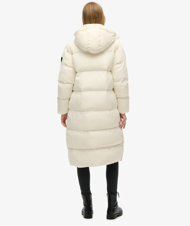 Hooded long puffer coat Hooded long puffer coat