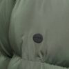 Hooded long puffer coat