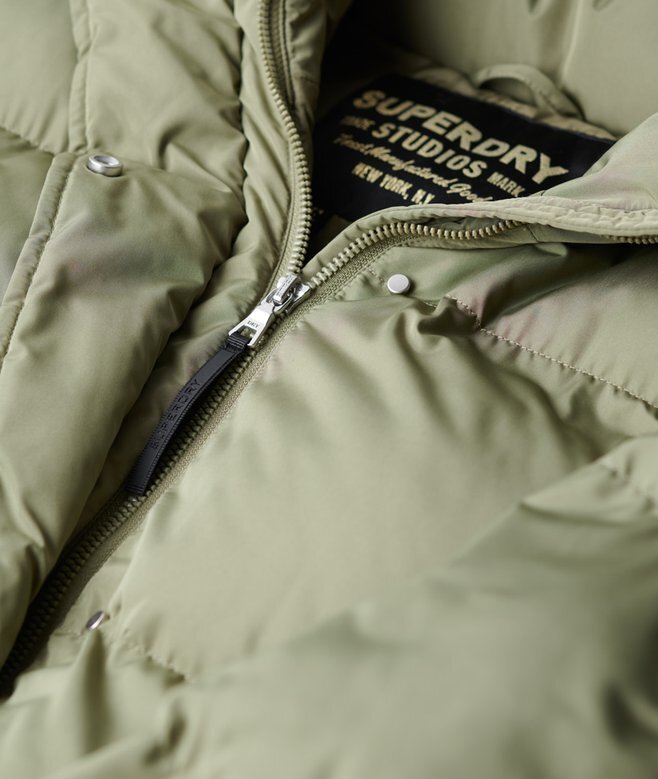 Hooded long puffer coat Hooded long puffer coat