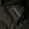 Hooded longline padded jacket
