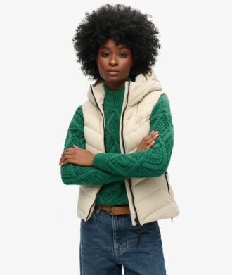 Hooded Microfibre Padded Gilet Hooded Microfibre Padded Gilet