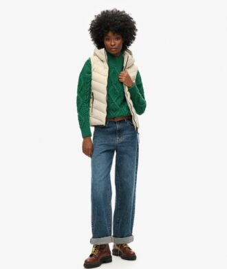 Hooded Microfibre Padded Gilet Hooded Microfibre Padded Gilet