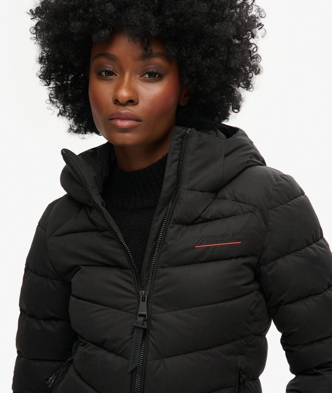 Hooded Microfibre Padded Jacket Hooded Microfibre Padded Jacket