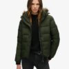 Hooded Mid Layer Short Jacket Hooded Mid Layer Short Jacket