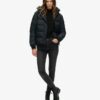 Hooded Mid Layer Short Jacket