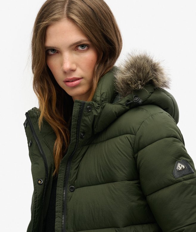 Hooded Mid Layer Short Jacket Hooded Mid Layer Short Jacket