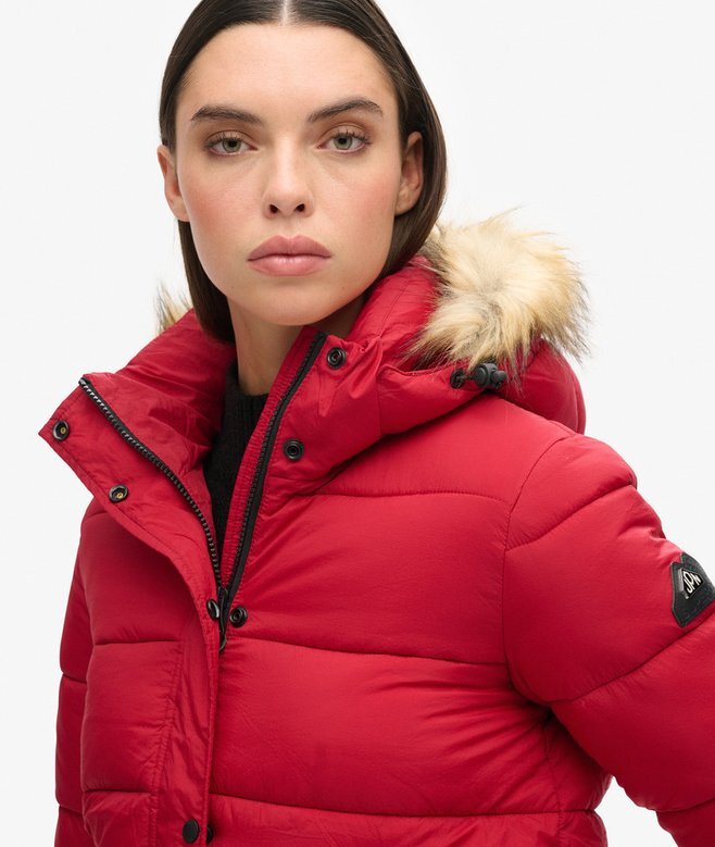 Hooded Mid Layer Short Jacket Hooded Mid Layer Short Jacket