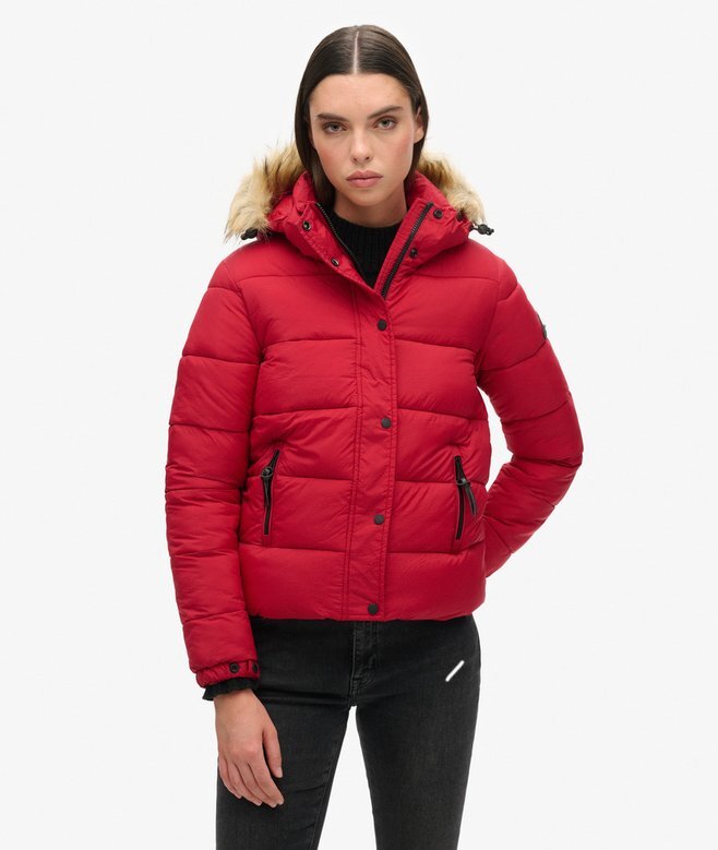 Hooded Mid Layer Short Jacket Hooded Mid Layer Short Jacket
