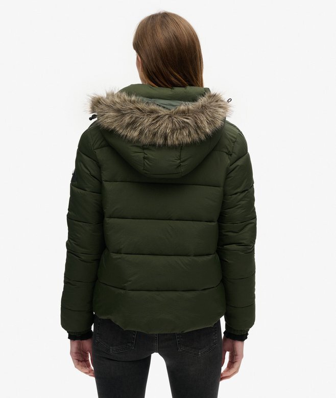 Hooded Mid Layer Short Jacket Hooded Mid Layer Short Jacket