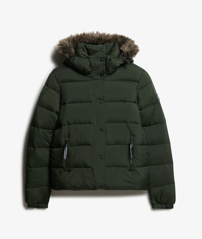 Hooded Mid Layer Short Jacket Hooded Mid Layer Short Jacket