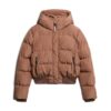 Hooded Sportig Puffer Bomber Jacket Hooded Sportig Puffer Bomber Jacket