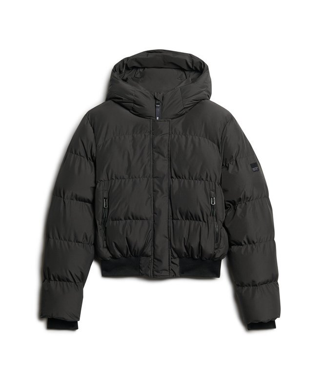 Hooded Sportig Puffer Bomber Jacket Hooded Sportig Puffer Bomber Jacket