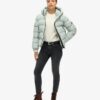 Hooded sportig Puffer-jacka Hooded sportig Puffer-jacka