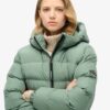 Hooded sportig Puffer-jacka Hooded sportig Puffer-jacka