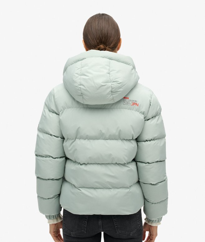 Hooded sportig Puffer-jacka Hooded sportig Puffer-jacka