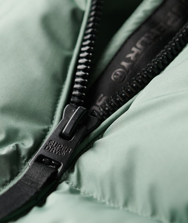 Hooded sportig Puffer-jacka Hooded sportig Puffer-jacka