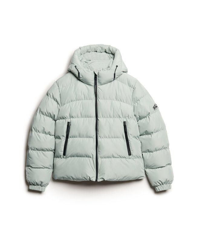 Hooded sportig Puffer-jacka Hooded sportig Puffer-jacka
