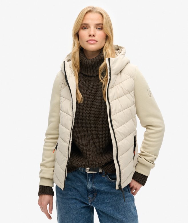 Hooded Storm Hybrid-jacka med huva Hooded Storm Hybrid-jacka med huva