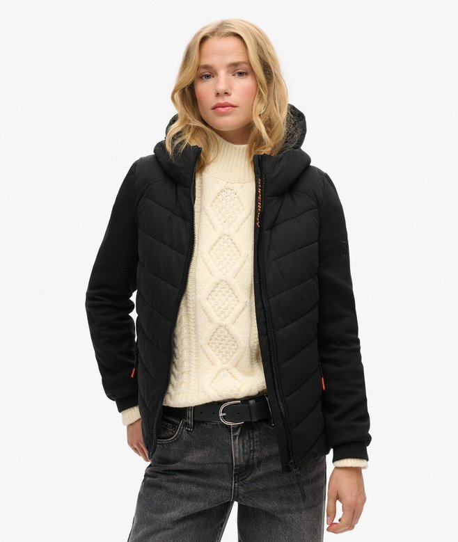 Hooded Storm Hybrid-jacka med huva Hooded Storm Hybrid-jacka med huva