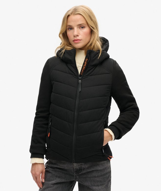 Hooded Storm Hybrid-jacka med huva Hooded Storm Hybrid-jacka med huva