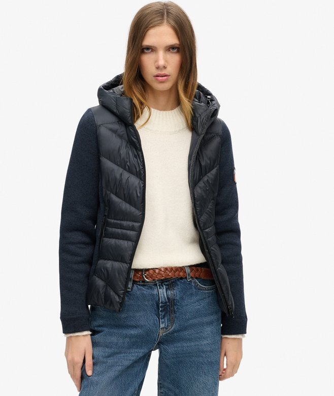 Hooded Storm Knit Hybrid Jacket Hooded Storm Knit Hybrid Jacket