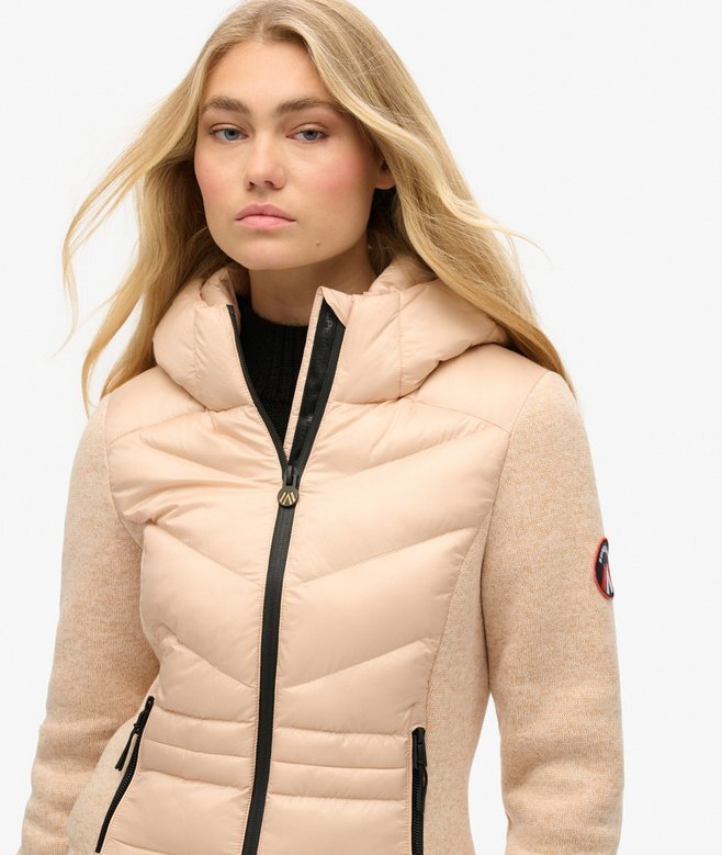 Hooded Storm Knit Hybrid Jacket Hooded Storm Knit Hybrid Jacket