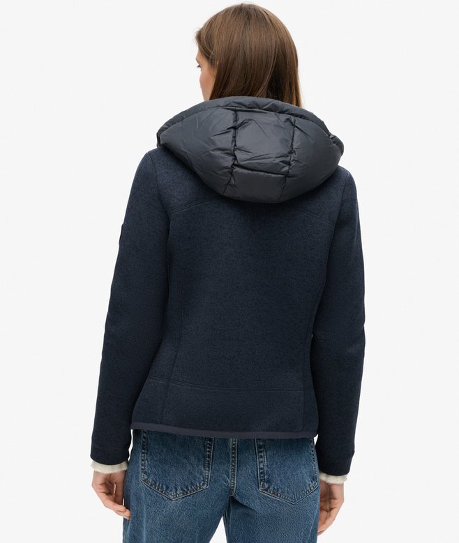 Hooded Storm Knit Hybrid Jacket Hooded Storm Knit Hybrid Jacket