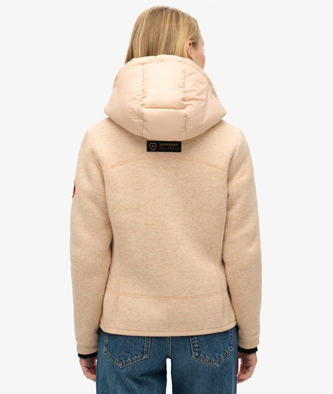 Hooded Storm Knit Hybrid Jacket Hooded Storm Knit Hybrid Jacket