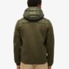 Hooded Stormhybridjacka i stickat med huva Hooded Stormhybridjacka i stickat med huva