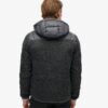 Hooded Stormhybridjacka i stickat med huva Hooded Stormhybridjacka i stickat med huva