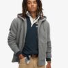 Hoodie med dragkedja och borgfoder Hoodie med dragkedja och borgfoder