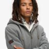 Hoodie med dragkedja och borgfoder Hoodie med dragkedja och borgfoder