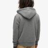Hoodie med dragkedja och borgfoder Hoodie med dragkedja och borgfoder