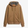 Hoodie med dragkedja och borgfoder Hoodie med dragkedja och borgfoder