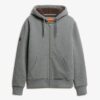 Hoodie med dragkedja och borgfoder Hoodie med dragkedja och borgfoder