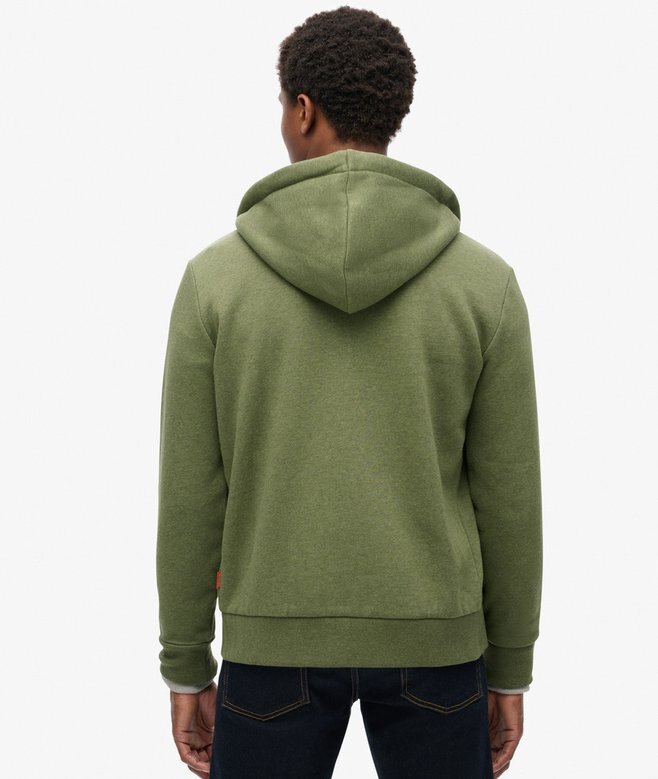 Hoodie med dragkedja och neonvintage-logotyp Hoodie med dragkedja och neonvintage-logotyp