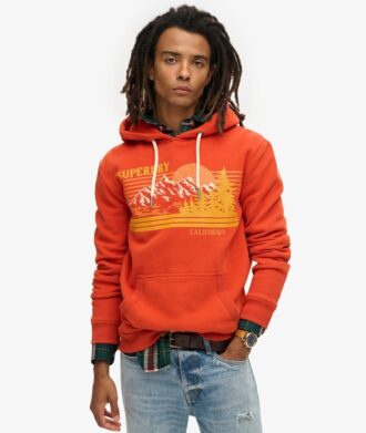 Hoodie med grafiskt mönster för utomhusbruk Hoodie med grafiskt mönster för utomhusbruk
