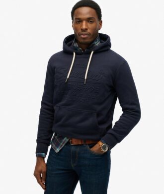 Hoodie med präglad grafik Hoodie med präglad grafik