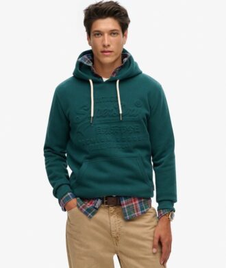 Hoodie med präglad grafik Hoodie med präglad grafik