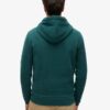 Hoodie med präglad grafik