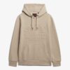 Hoodie med präglad grafik