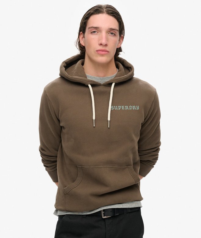 Hoodie med tatueringsmotiv Hoodie med tatueringsmotiv