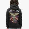 Hoodie med tatueringsmotiv Hoodie med tatueringsmotiv