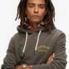 Hoodie med tatueringsmotiv på ryggen Hoodie med tatueringsmotiv på ryggen