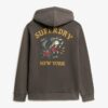 Hoodie med tatueringsmotiv på ryggen Hoodie med tatueringsmotiv på ryggen