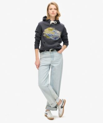 Hoodie med Tokyo Vintage-logotyp
