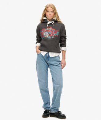 Hoodie med Tokyo Vintage-logotyp
