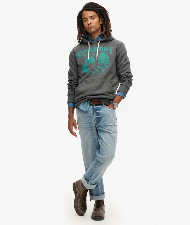 Hoodie med utomhusmotiv Hoodie med utomhusmotiv