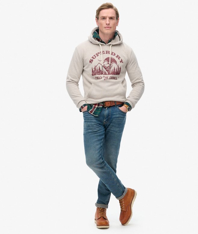 Hoodie med utomhusmotiv Hoodie med utomhusmotiv
