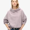 Hoodie med överfärgat Essential-logo